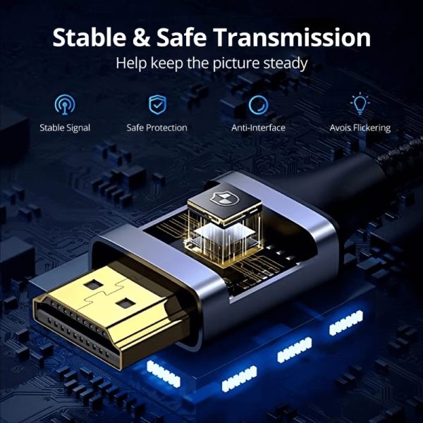 MOWSIL MINI HDMI to HDMI CABLE 2Mtr - Image 3