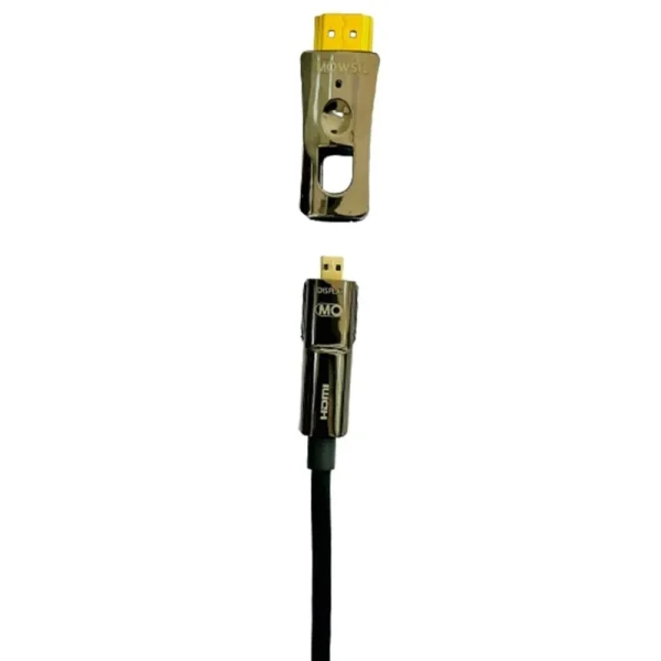 Mowsil AOC-FIBER HDMI 4K 60Hz 2.0 Cable - 30Mtr (Removable Connector) - Image 3