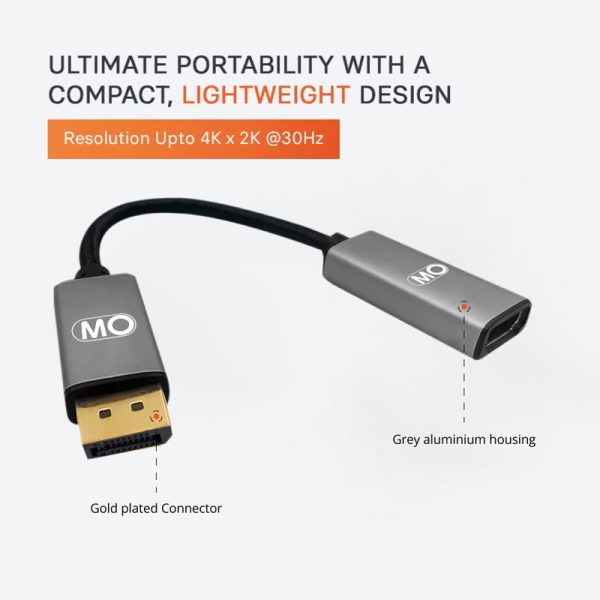 Mowsil DP to HDMI Adapter - Image 2