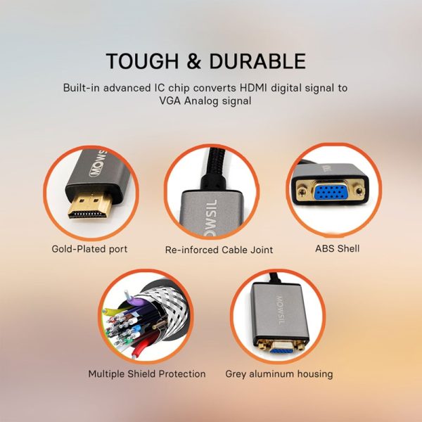 Mowsil HDMI to VGA Adapter - Image 2