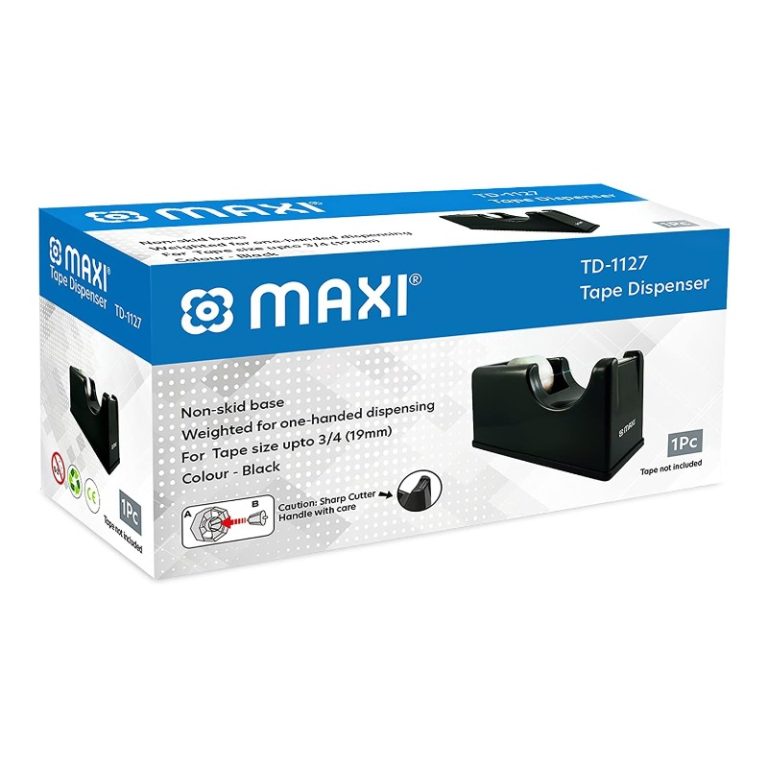 Maxi tape dispenser 3 4 suitable for 19mmx33m tape 1