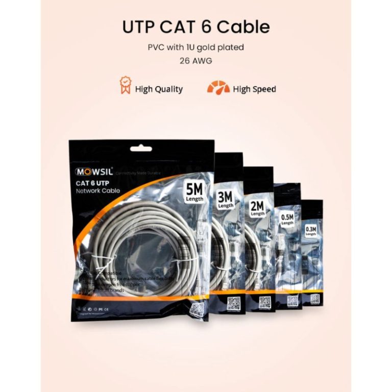Mowsil Cat6 UTP Ethernet Cables 1
