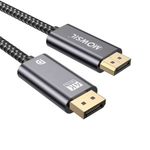 Mowsil DP 4K 60Hz 1.2 Cable Braided-3Mtr