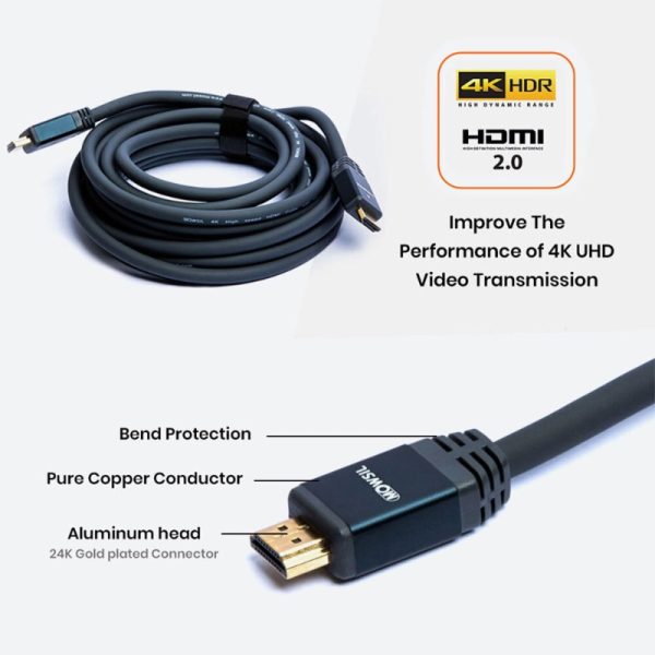 Mowsil HDMI 4K 60Hz 2.0 Cables-10Mtr - Image 2