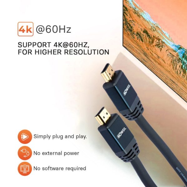 Mowsil HDMI 4K 60Hz 2.0 Cables-10Mtr - Image 3