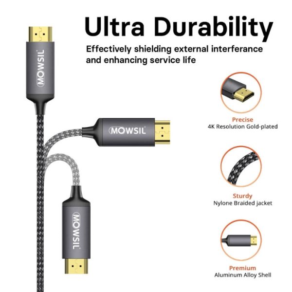 Mowsil HDMI 8K 60Hz 2.1 Cables-2Mtr - Image 4