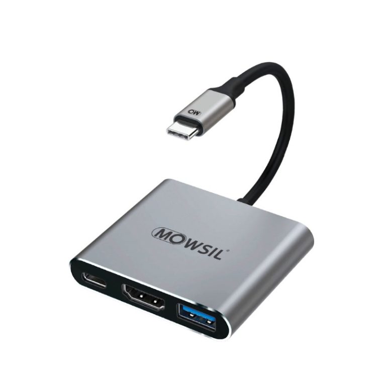 Mowsil USB C Hub 3 IN 1 1