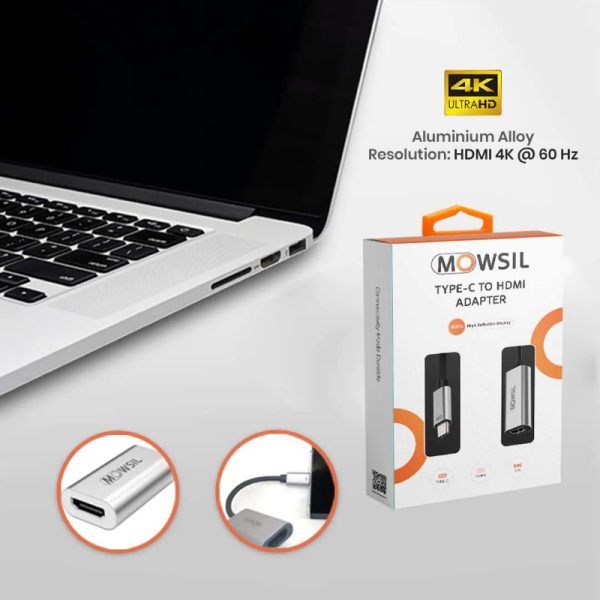 Mowsil USB-C to HDMI 4K Adapter - Image 2