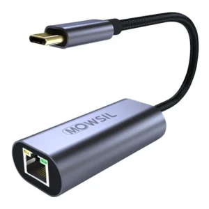 Mowsil USB-C to Lan Gigabit RJ45 Adapter