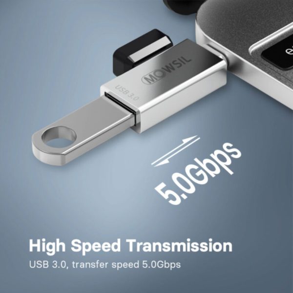 Mowsil USB-C to USB 2 port Converter - Image 2