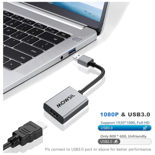 Mowsil USB to HDMI Adapter - Image 2