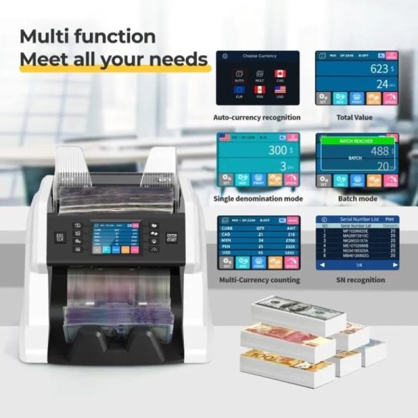 Ribao BC-55 Multi Currency Mixed Denomination Counter - Image 3