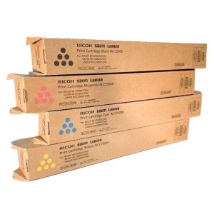 Genuine Ricoh IM C2500 Black and IM C2500H Colors Toner Cartridge Set
