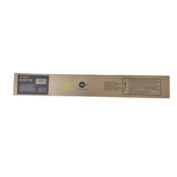 Sharp MX-61FT Yellow Toner Cartridge, ~24,000 Pages Yield | MX-61FT-YA