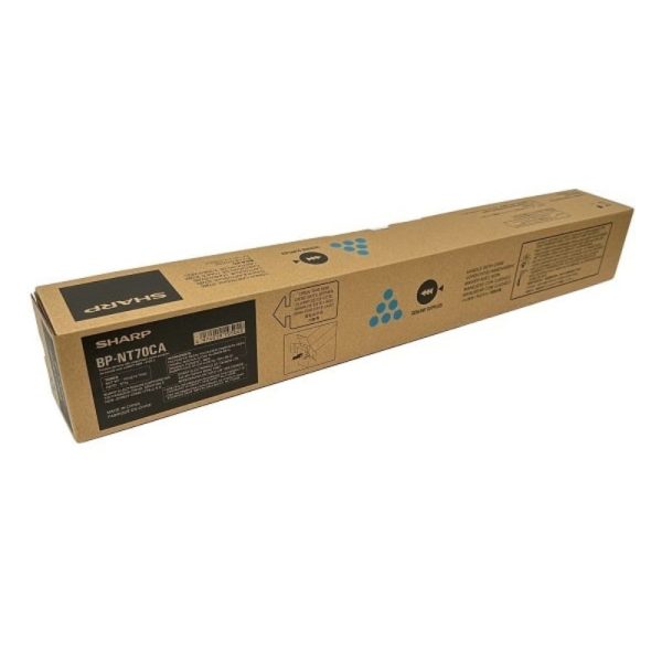 Sharp BP-FT70 Cyan Toner Cartridge, ~24,000 Pages Yield, For BP-50C31 | BP-FT70CA
