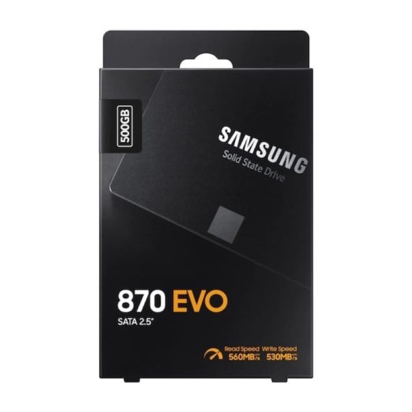 Samsung 870 EVO - 2.5" 500GB SSD - MZ-77E500B/KR