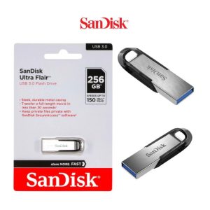 SanDisk Ultra Flair USB 3.0 Flash Drive-256GB