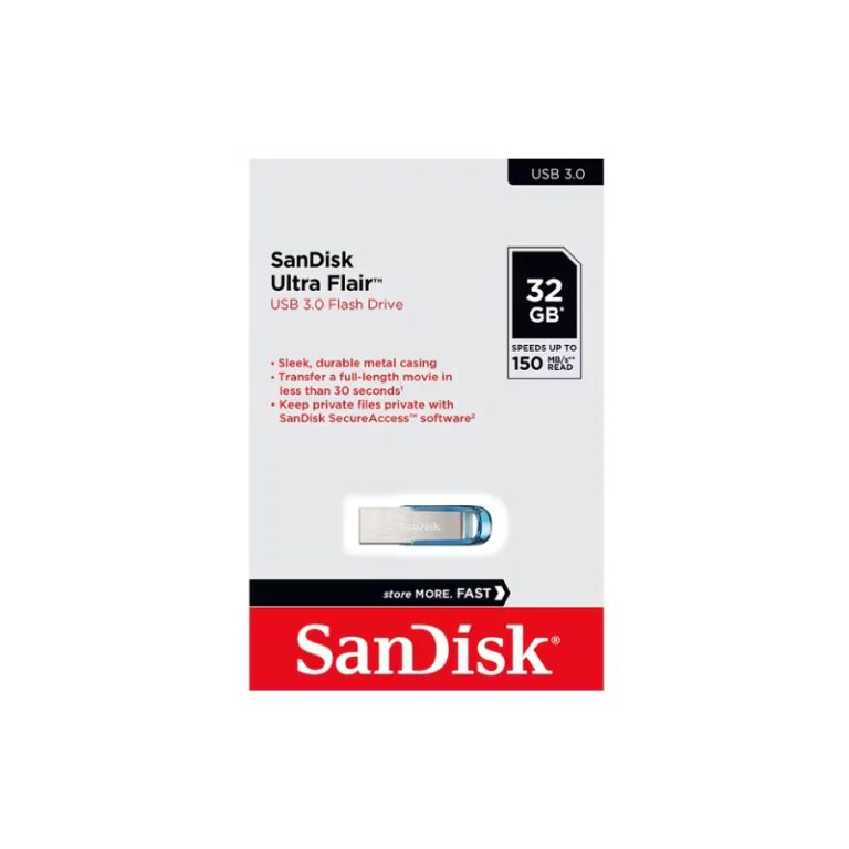 SanDisk Ultra Flair USB 3.0 Flash Drive 32GB