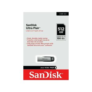 SanDisk Ultra Flair USB 3.0 Flash Drive-512GB