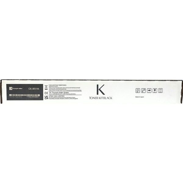 Triumph Adler CK-8511BK Black Toner Cartridge for TA-2506ci