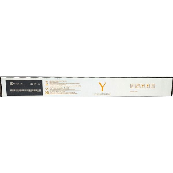 Triumph Adler CK-8511Y Yellow Toner Cartridge for TA-2506ci