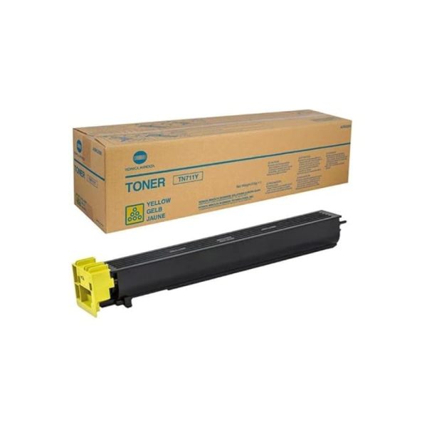 Konica Minolta TN711Y (A3VU230 ) Yellow Toner Cartridge
