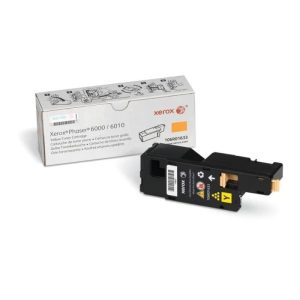 Xerox Yellow Toner Cartridge for Phaser 6000/6010, WorkCentre 6015 - Yield ~1000 Pages