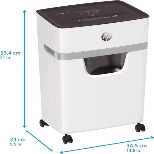 HP OneShred 10MC - 2804 Microcut Shredder with Security Level P-5 - Image 3