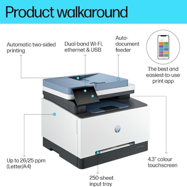 HP Color LaserJet Pro MFP 3303fdw Printer - Image 3
