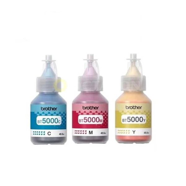 Brother Genuine Ink Bottles – BT5000 – 3 Colors - Image 2