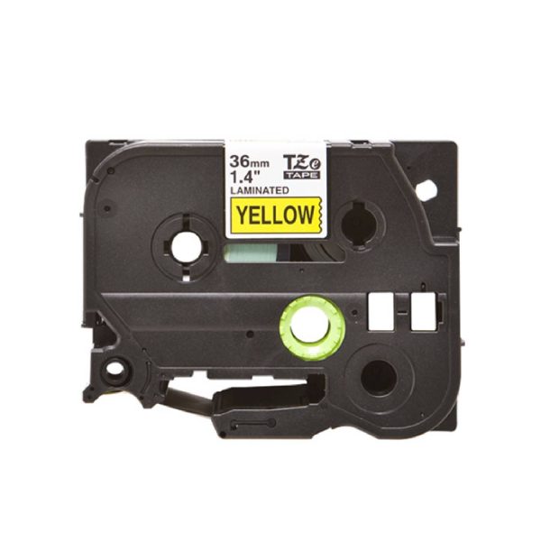 Brother TZe-661 Labelling Tape Cassette – Black on Yellow, 36mm wide - Image 2
