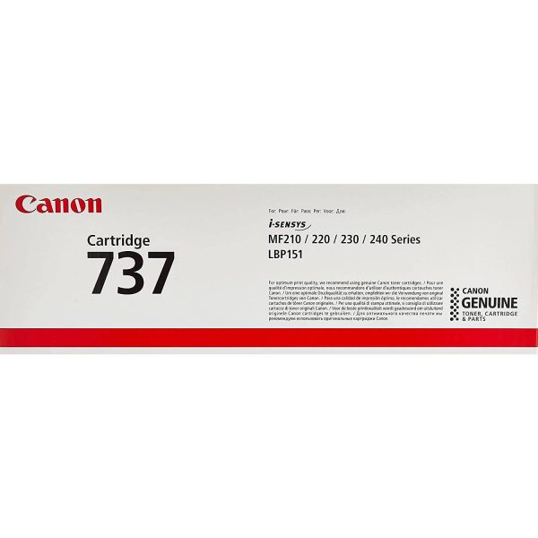 Canon 737 Black Toner Cartridge
