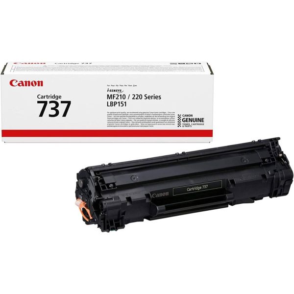 Canon 737 Black Toner Cartridge - Image 2