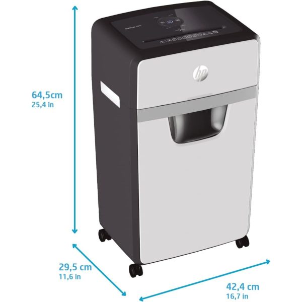 HP OneShred 2808 Micro-Cut Shredder size view