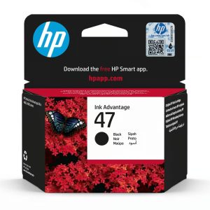 HP 47 Black Original Ink Cartridge - 6ZD21AE