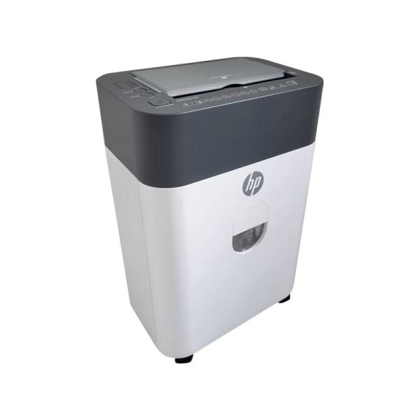 HP OneShred 100CC Cross-Cut Shredder side view
