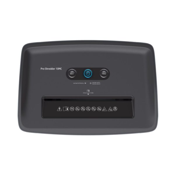 HP Pro Shredder 10MC Microcut Shredder with Security Level P-5 - Image 3