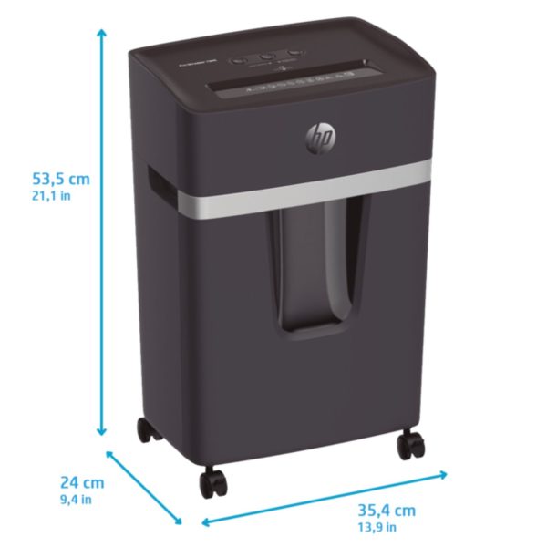 HP Pro Shredder 10MC Microcut Shredder with Security Level P-5 - Image 4