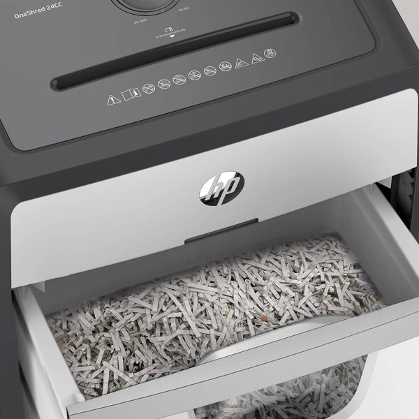 HP Pro Shredder 24CC Crosscut Shredder with Security Level P-4 - Image 3
