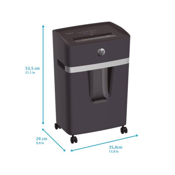 HP Pro Shredder 15CC Crosscut Shredder with Security Level P-4 - Image 4