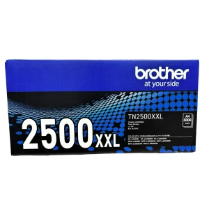 Brother Genuine TN2500XXL Extra High Yield Black Toner Cartridge