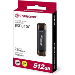Transcend ESD310 USB 3.2 Gen 2 Portable Flash Drives