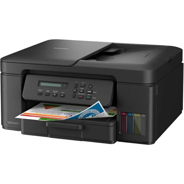 Brother DCP-T730DW Wireless All In One Ink Tank Printer with Automatic 2 Sided, Mobile Print And Scan, High Yield Ink Bottles - Image 2