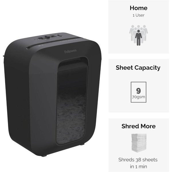Fellowes Powershred LX50 Cross-Cut Shredder with Security Level P-4 - Image 2