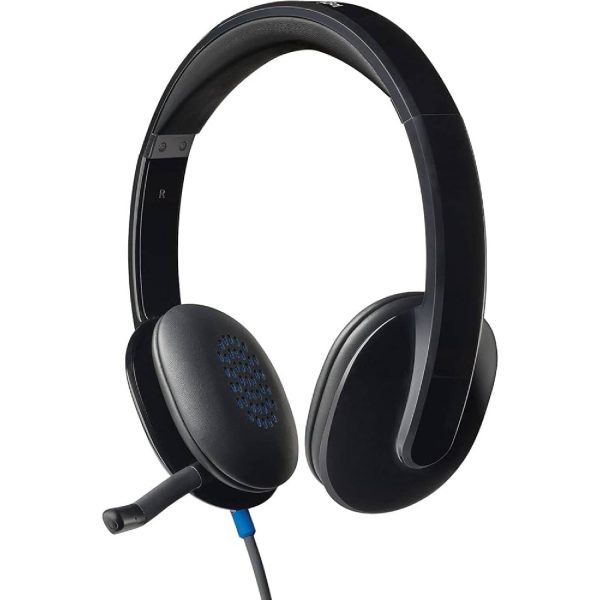 Logitech H540 USB Stereo Headphone With Noise-Cancelling Microphone