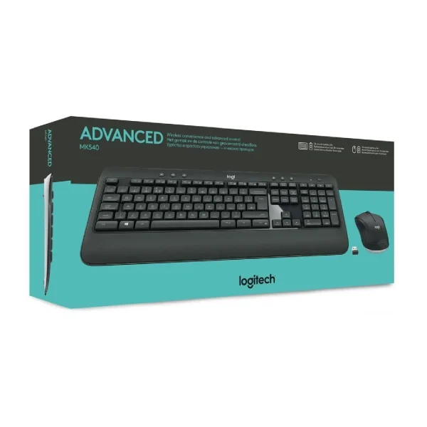 Logitech MK540 Advanced Wireless Keyboard And Mouse Combo Pack - Image 2