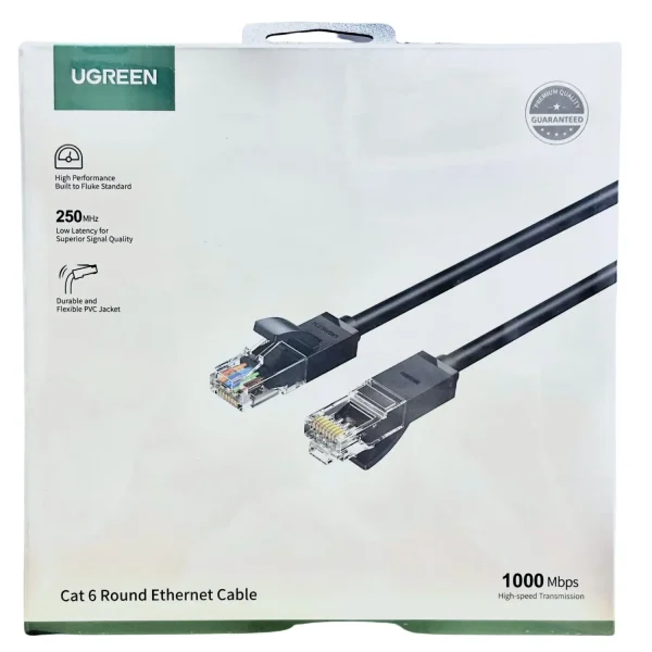Ugreen RJ45 Cat6 Round Ethernet Cable - 3m