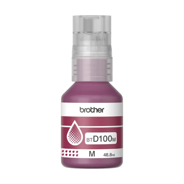 Brother Genuine BTD100M Magenta Ink bottle – 48.8ml - Image 2