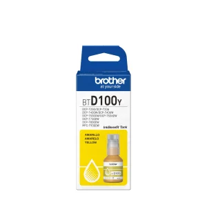Brother Genuine BTD100Y Yellow Ink bottle – 48.8ml