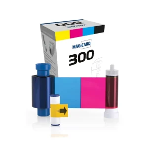 Magicard SW300YMCKO Dye Flim and Cleaning Spool Color Ribbon Cartridge